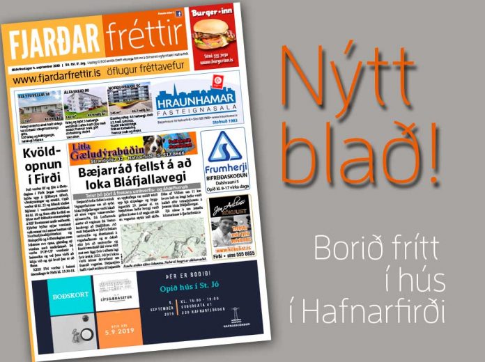 Mynd af forsíðu Fjarðarfrétta